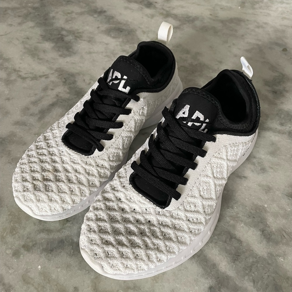 APL White and Black Sneakers